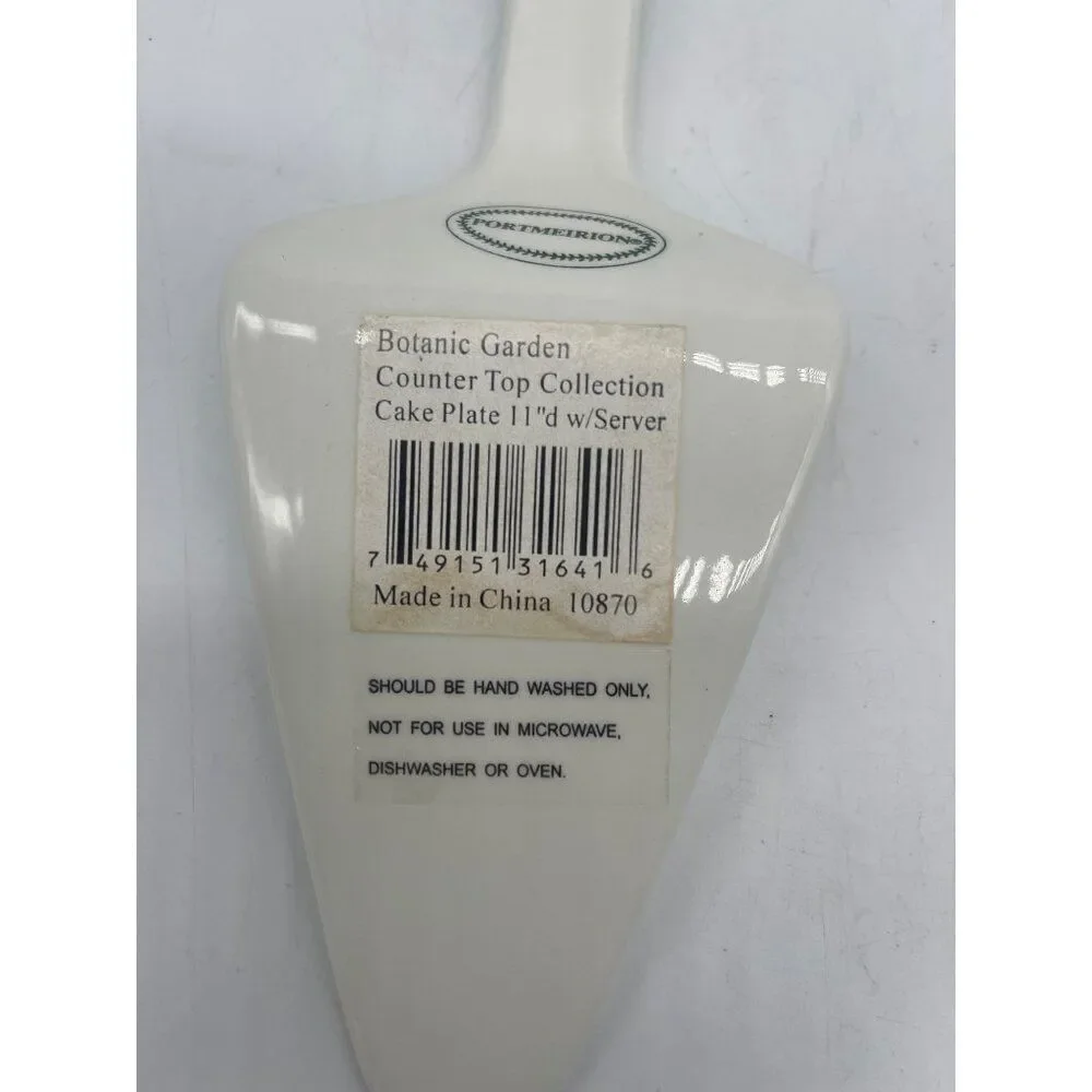 Portmeirion Botanic Garden Counter Top Collection Cake Pastry Serving Spoon
